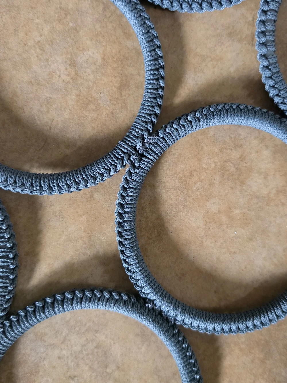 Hanger Ring Organizer For Scarves, Wrap And Accessories.